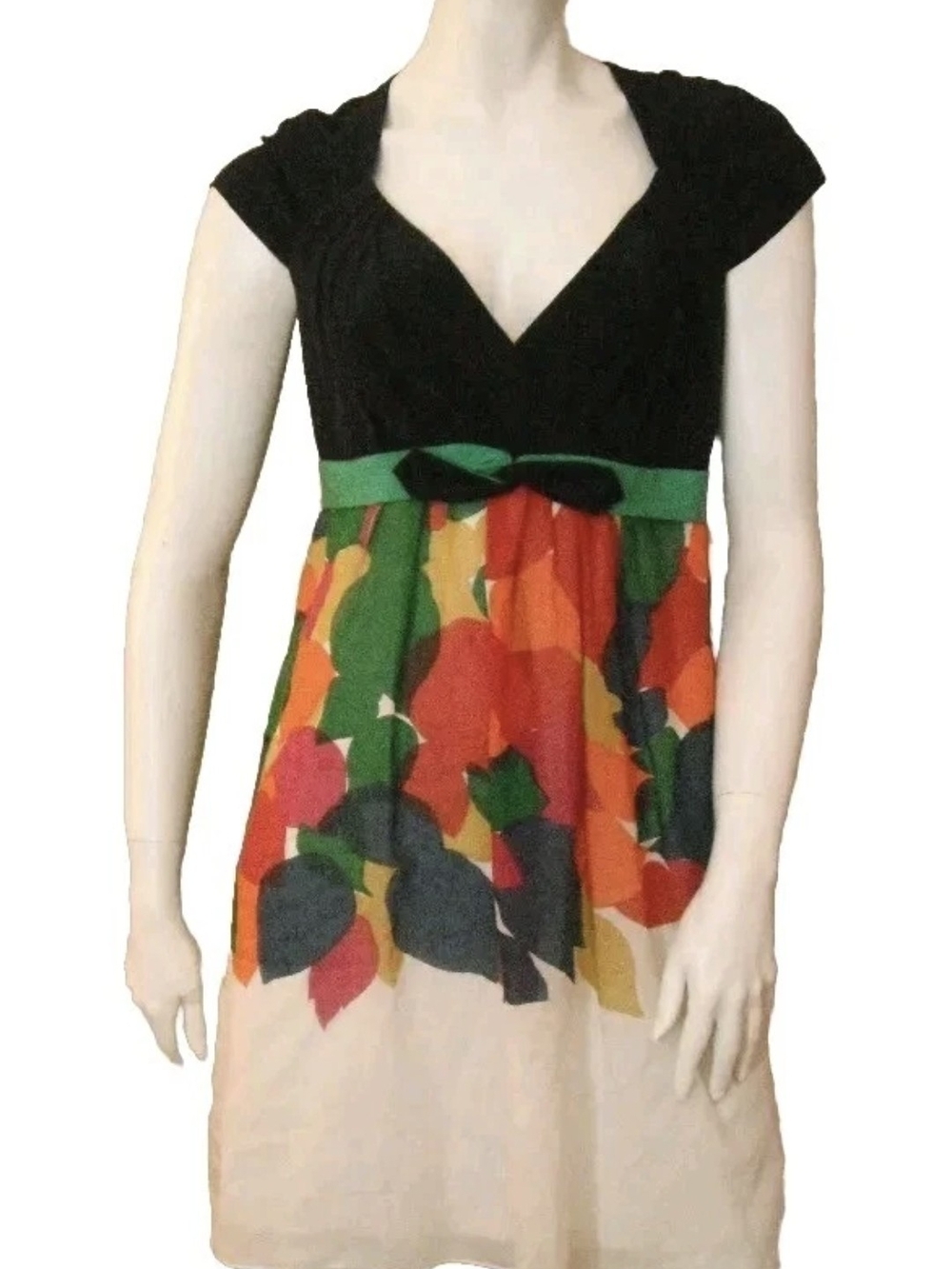 HERA Dress - Floral Petal Print Sundress Size 6 NWT